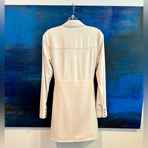 NWT 🤩 Veronica Beard Collard Wrap Shirt Dress - Picture 4 of 6